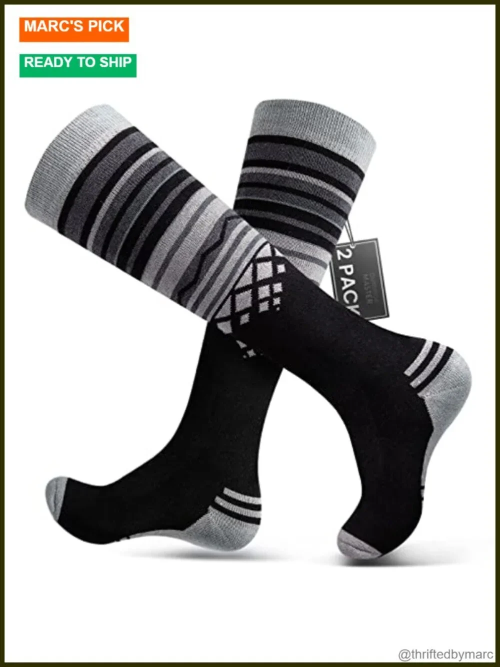 Merino Wool Ski Socks Unisex Thermal Winter Snowboarding Socks